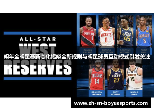 明年全明星赛新变化揭晓全新规则与明星球员互动模式引发关注 明年全明星赛新变化揭晓全新规则与明星球员互动模式引发关注